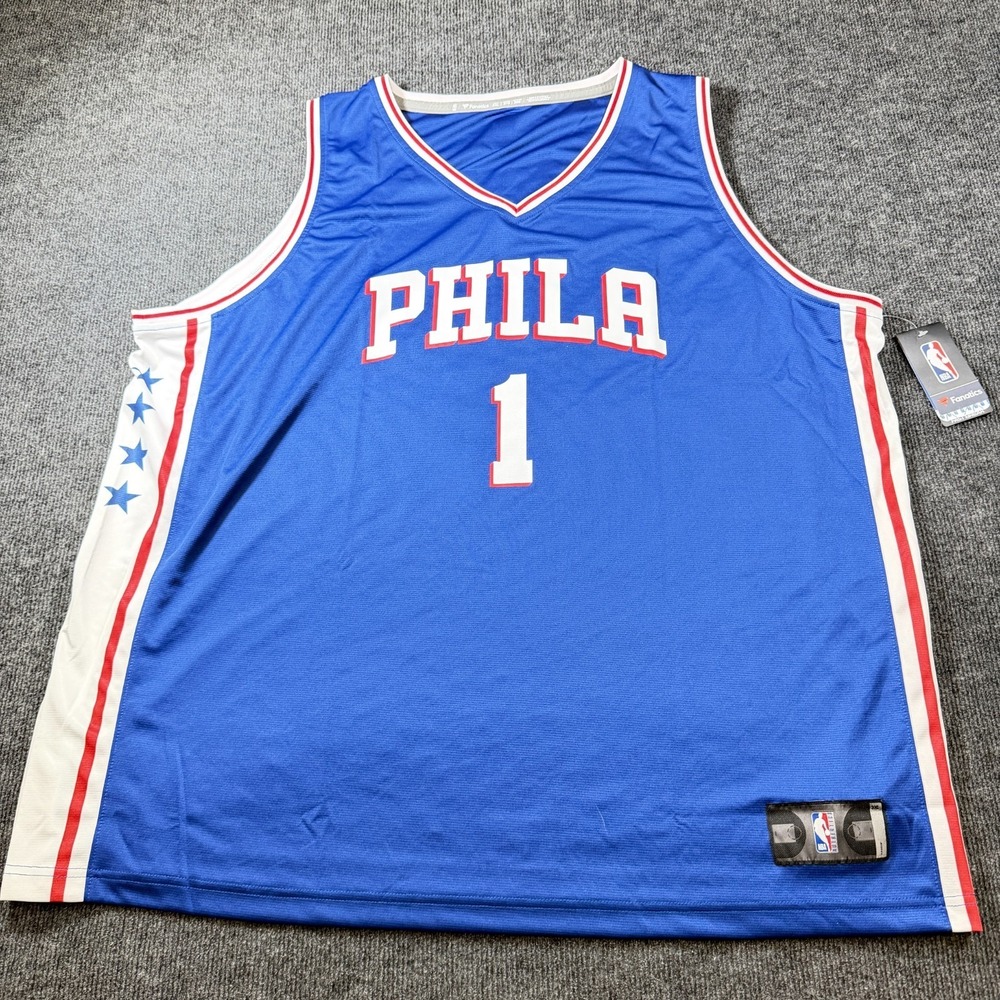 Fanatics Philadelphia 76ers James Harden Jersey Mens 3XL Blue NBA Fast Break NWT - Picture 3 of 10